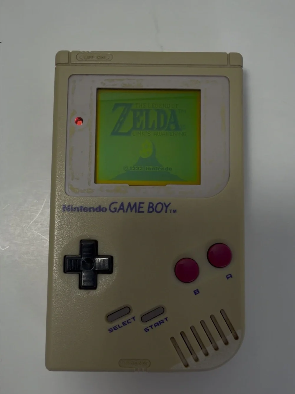 Original Nintendo GameBoy DMG-01 Handheld Console Tested Working No Screen Cover